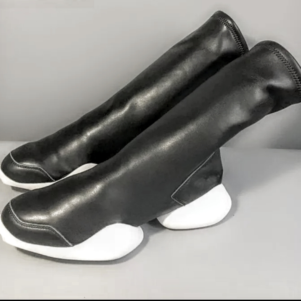 Cool kid vegan leather sneakers